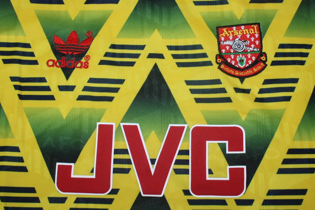 Camisa Retrô Arsenal Away Manga Longaa 91/93 "Wright" Nº 8