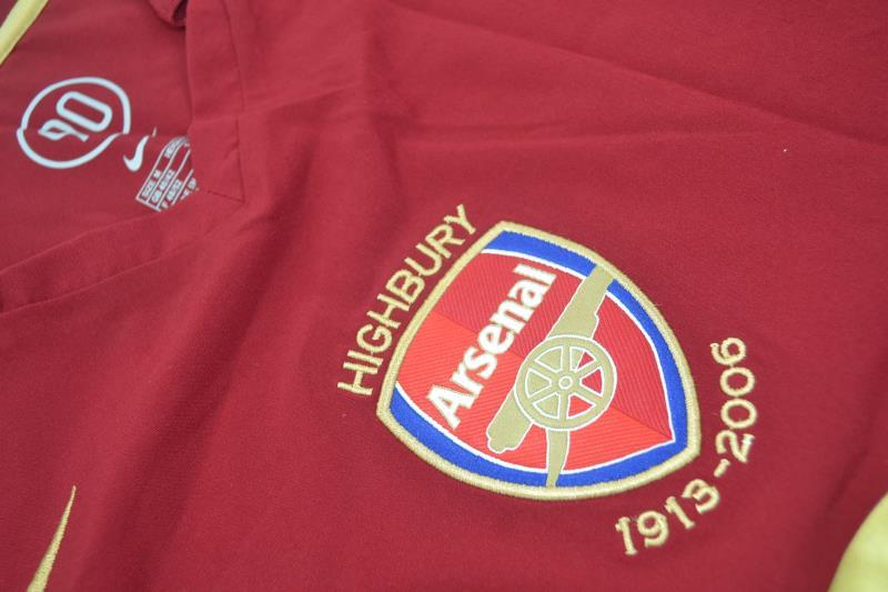 Camisa Retrô Arsenal Home 05/06 "HeN°y" Nº 14