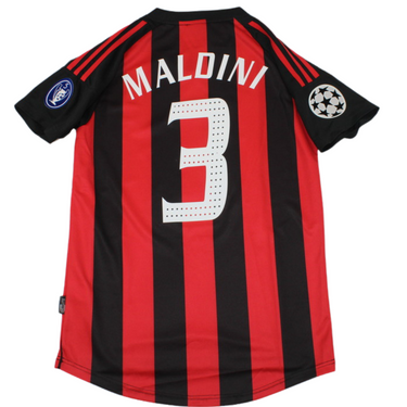 Camisa Retrô Milan Home UCL Versão 02/03 "Maldini" N°.3