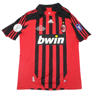 Camisa Retrô Milan Home Final Super Cup UEFA 07/08