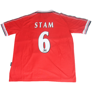 Camisa Retrô Manchester United Retrô 98/99 "Stam" Nº 6
