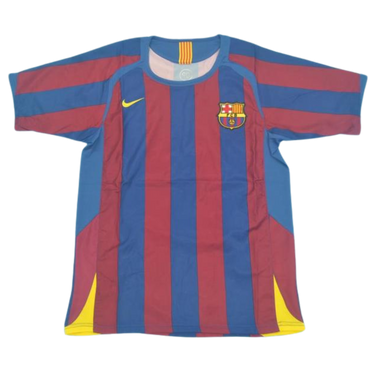Camisa Retrô Barcelona Home La Liga Versão 05/06