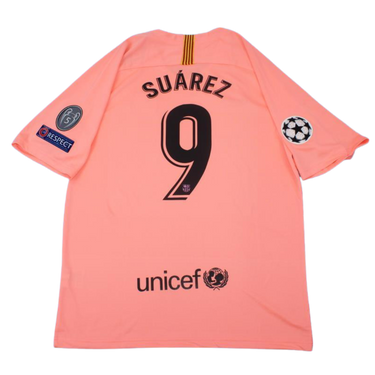 Camisa Retrô Barcelona Away  Third 18/19 "Suárez" Nº 9