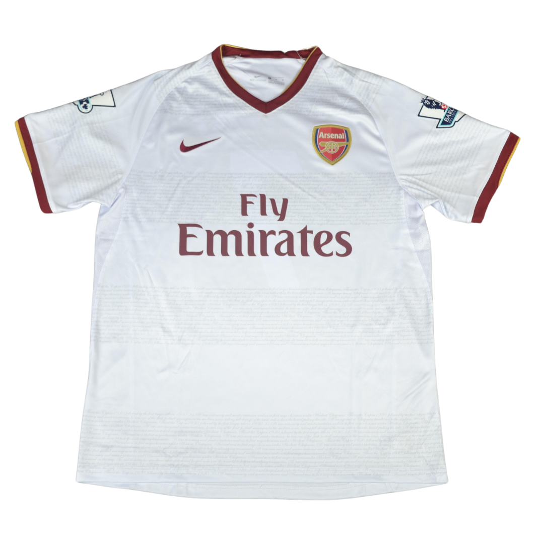 Camisa Retrô Arsenal Away 07/08 Manga Longaa "Rosicky" Nº 7