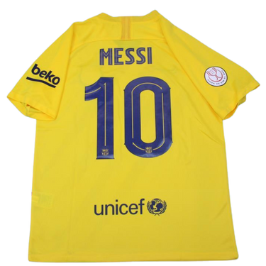 Camisa Retrô Barcelona Copa de Rey Final 20/21 "Messi" Nº 10