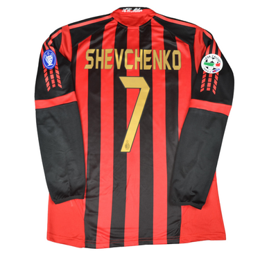 Camisa Milan Manga Longa 05/06 - Versão Retrô "Shevchenko" Nº 7