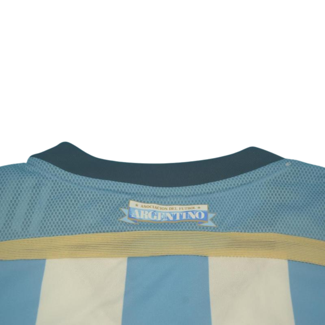 Camisa Retrô Argentina Home Manga Longaa 2014