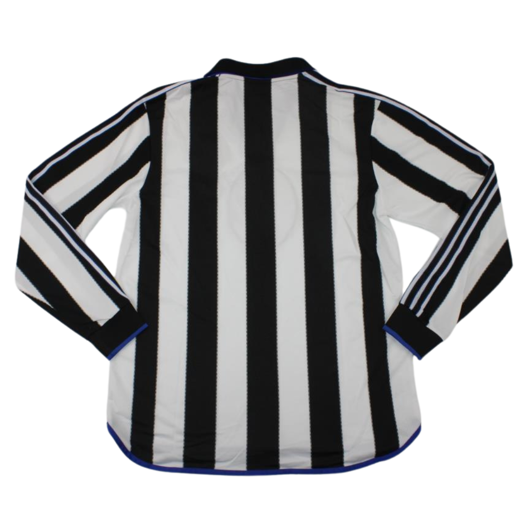 Camisa Retrô New Castle Home Manga Longaa 99/00