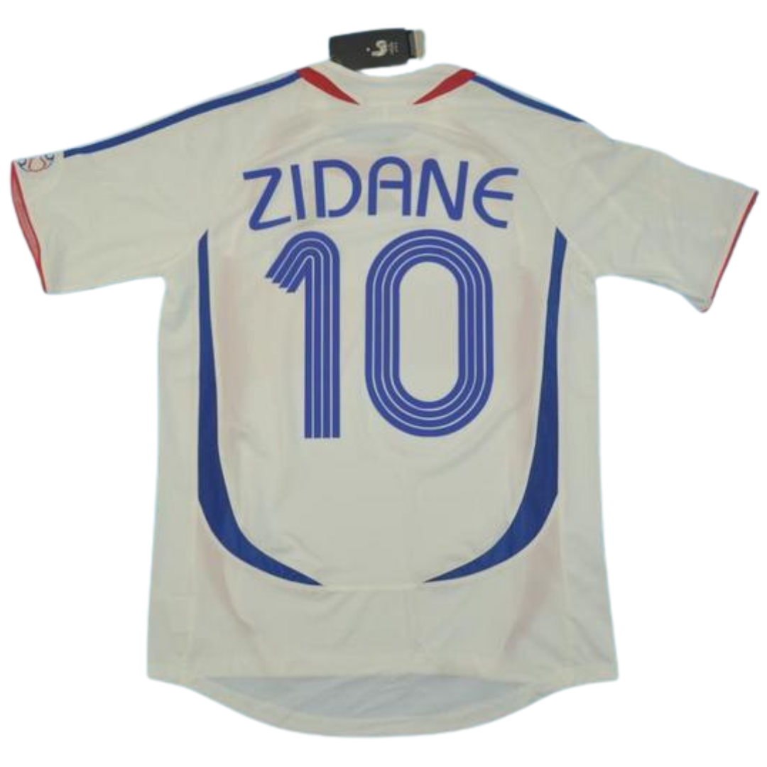 Camisa Retrô França Final Copa do Mundo Versão 2006 "Zidane" N°10
