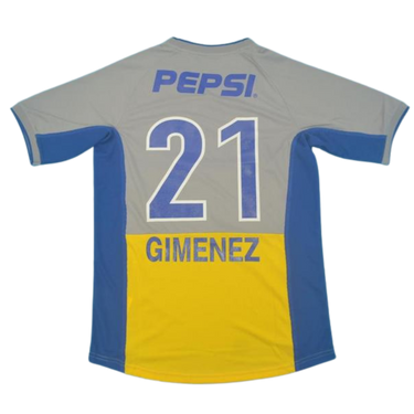 Camisa Retrô Boca Juniors Away 2002 "Gimenez" N°.21