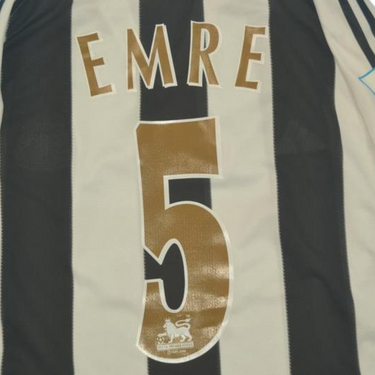 Camisa Retrô New Castle Home 05/06 "Emre" Nº 5