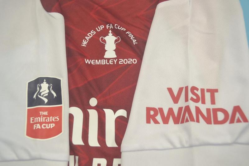 Camisa Retrô Arsenal FA Cup Final 2020 "Aubameyang" Nº 14