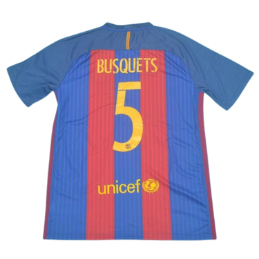 Camisa Retrô Barcelona Home 16/17 "Busquets" Nº 5