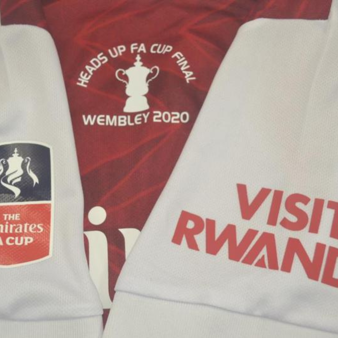 Camisa Retrô Arsenal FA Cup Final 2020 "Aubameyang" Nº 14