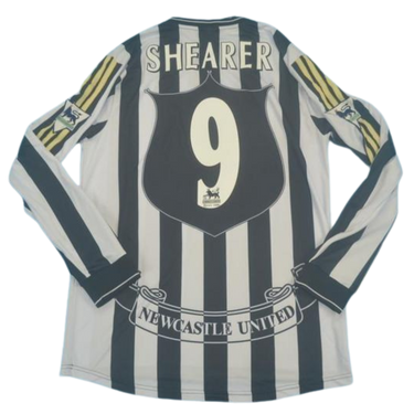 Camisa Newcastle United Manga Longa 97/99 - Versão Retrô "Shearer" Nº 9