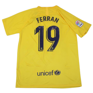 Camisa Retrô Barcelona Away Third  19/20 "Ferran" Nº 19