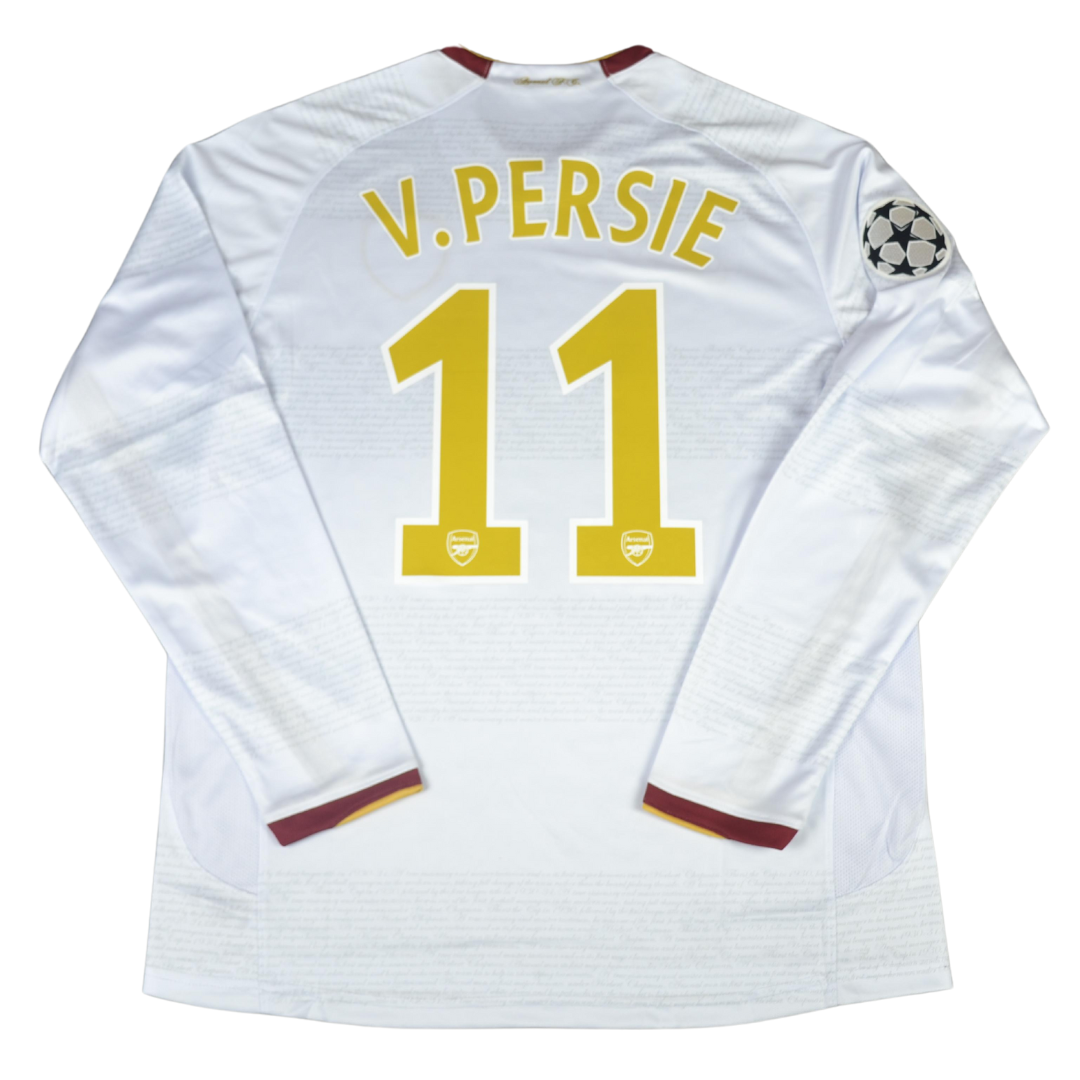 Camisa Retrô Arsenal Away 07/08 "V. Persie" Nº 11
