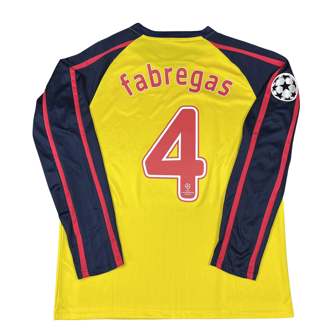 Camisa Retrô Arsenal Away  08/09 Manga Longaa "Fabregas" Nº 4