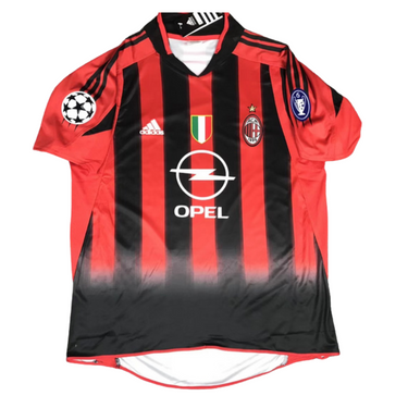 Camisa Retrô Milan Home UCL Versão 04/05 "Shevchenko" N°.7
