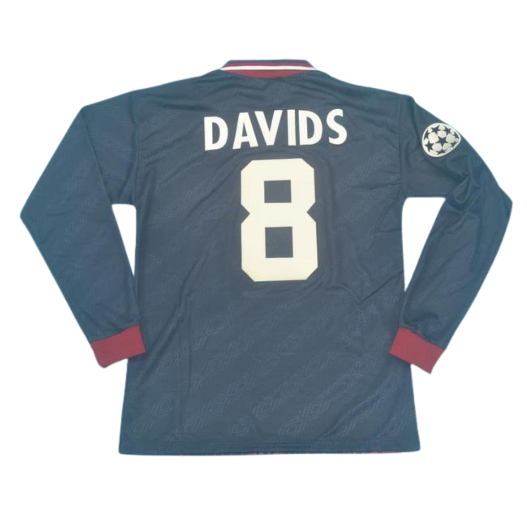 Camisa Retrô Ajax Away Manga Longaa 94/95 "Davids" Nº 8