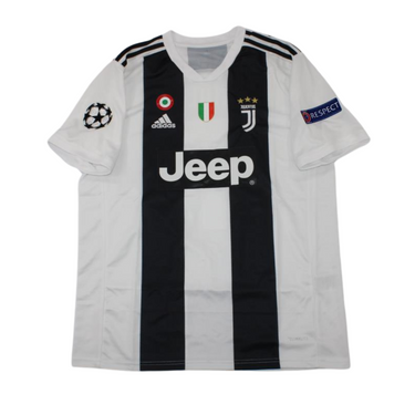 Camisa Retrô Juventus Home UCL Versão 18/19 "Ronaldo" N°.7