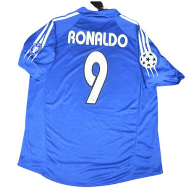 Camisa Retrô Real Madrid Away 04/05 "Ronaldo" Nº 9