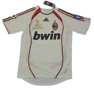 Camisa Retrô Milan Away UCL Finale Versão 2007 "Inzaghi" N°.9