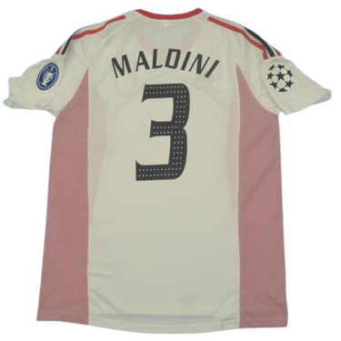 Camisa Retrô Milan UCL Final 02/03 "Maldini" N°.3