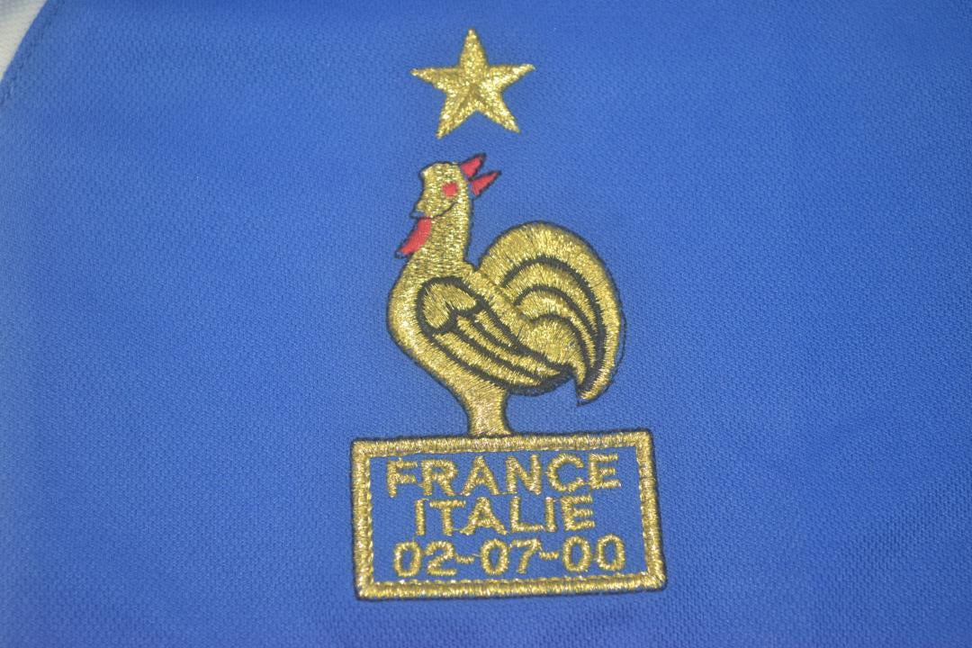 Camisa Retrô França Home Final Versão UEFA Europameisterschaft 2000