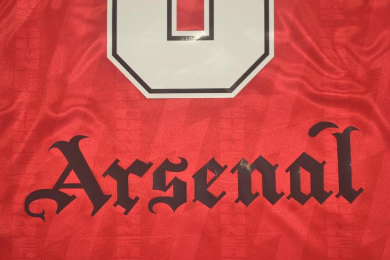 Camisa Retrô Arsenal Home 94/95 "Wright" Nº 8