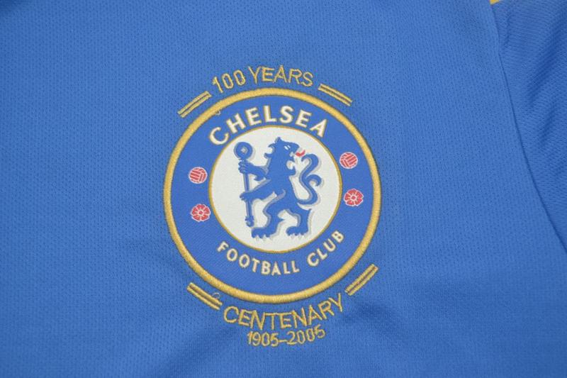 Camisa Retrô Chelsea Home 05/06 "Drogba" Nº 15