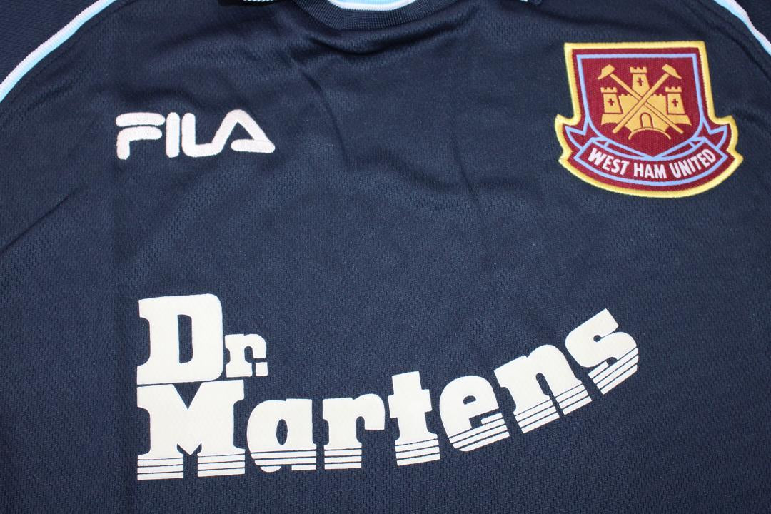 Camisa Retrô West Ham Away Third Dark  99/01 "Di Canio" Nº 10