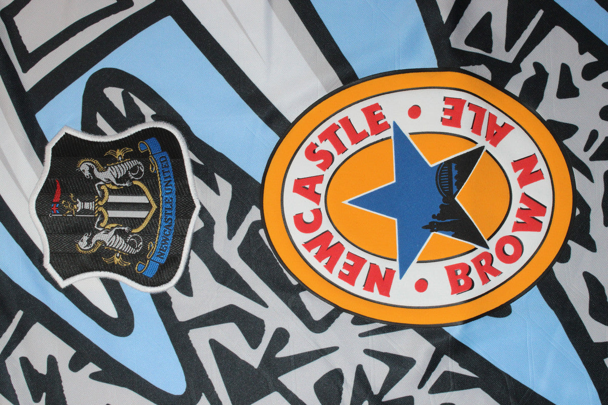 Camisa Retrô New Castle   Manga Longaa 95/96