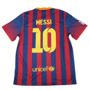 Camisa Retrô Barcelona Home 13/14 "Messi" Nº 10