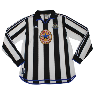 Camisa Newcastle United Manga Longa Home 99/00 - Versão Retrô