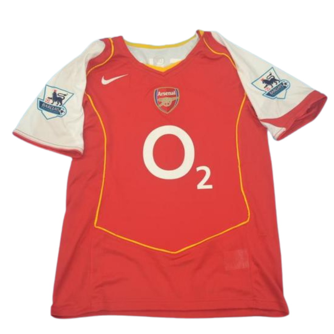 Camisa Retrô Arsenal Home 04/05 "HeN°y" Nº 14