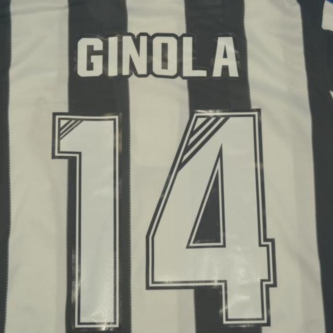 Camisa Retrô New Castle Home 95/97 "Ginola" Nº 14
