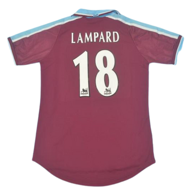 Camisa Retrô West Ham Home 99/01 "Lampard" Nº 18
