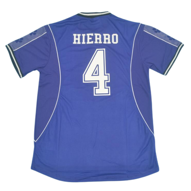 Camisa Retrô Real Madrid Away 97/98 "Hierro" Nº 4