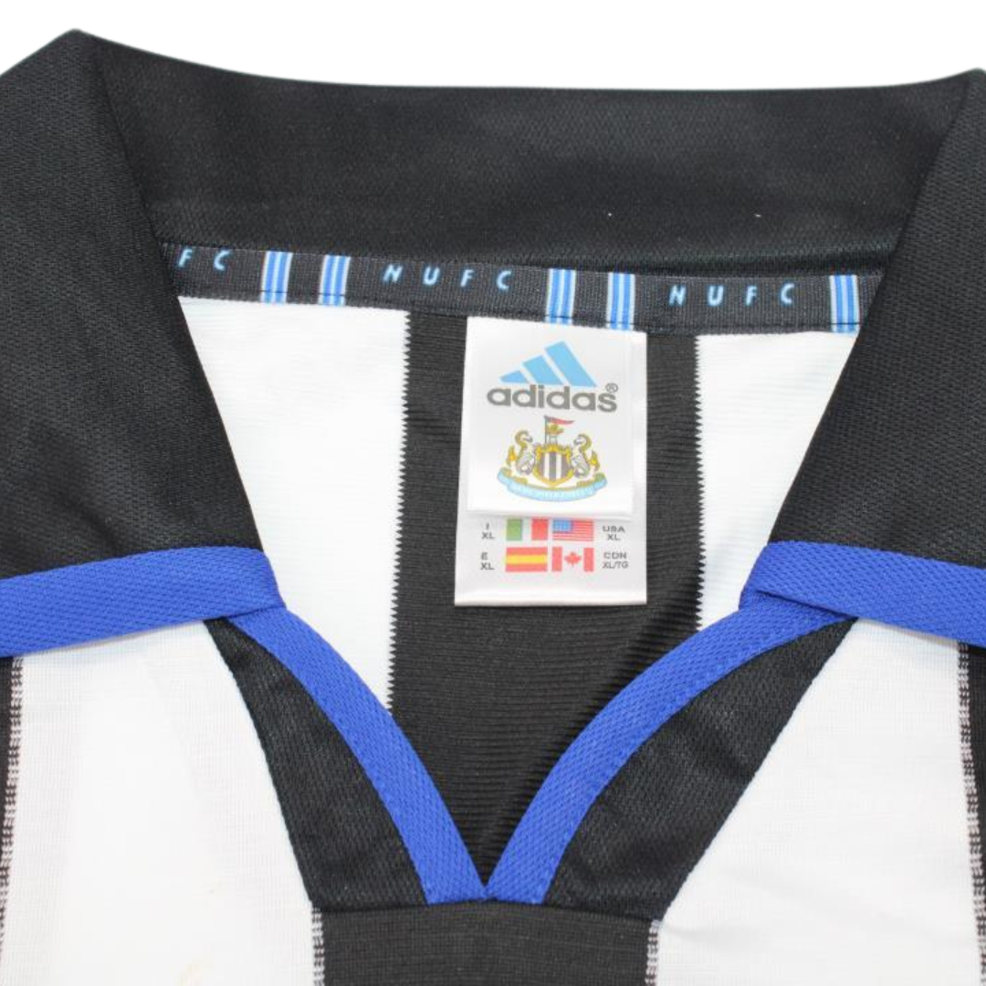 Camisa Retrô New Castle Home Manga Longaa 99/00 "Shearer" Nº 9
