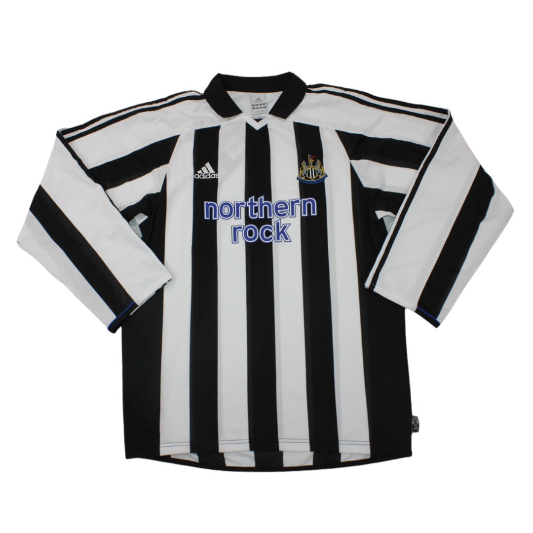 Camisa Retrô New Castle Home Manga Longaa 03/05