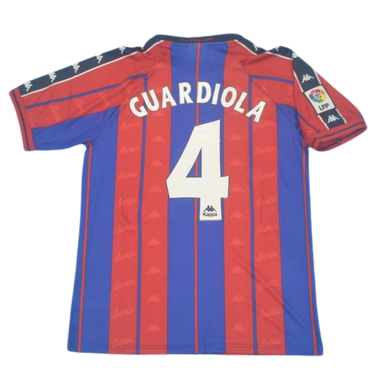 Camisa Retrô Barcelona Home 97/98 "Guardiola" Nº 4