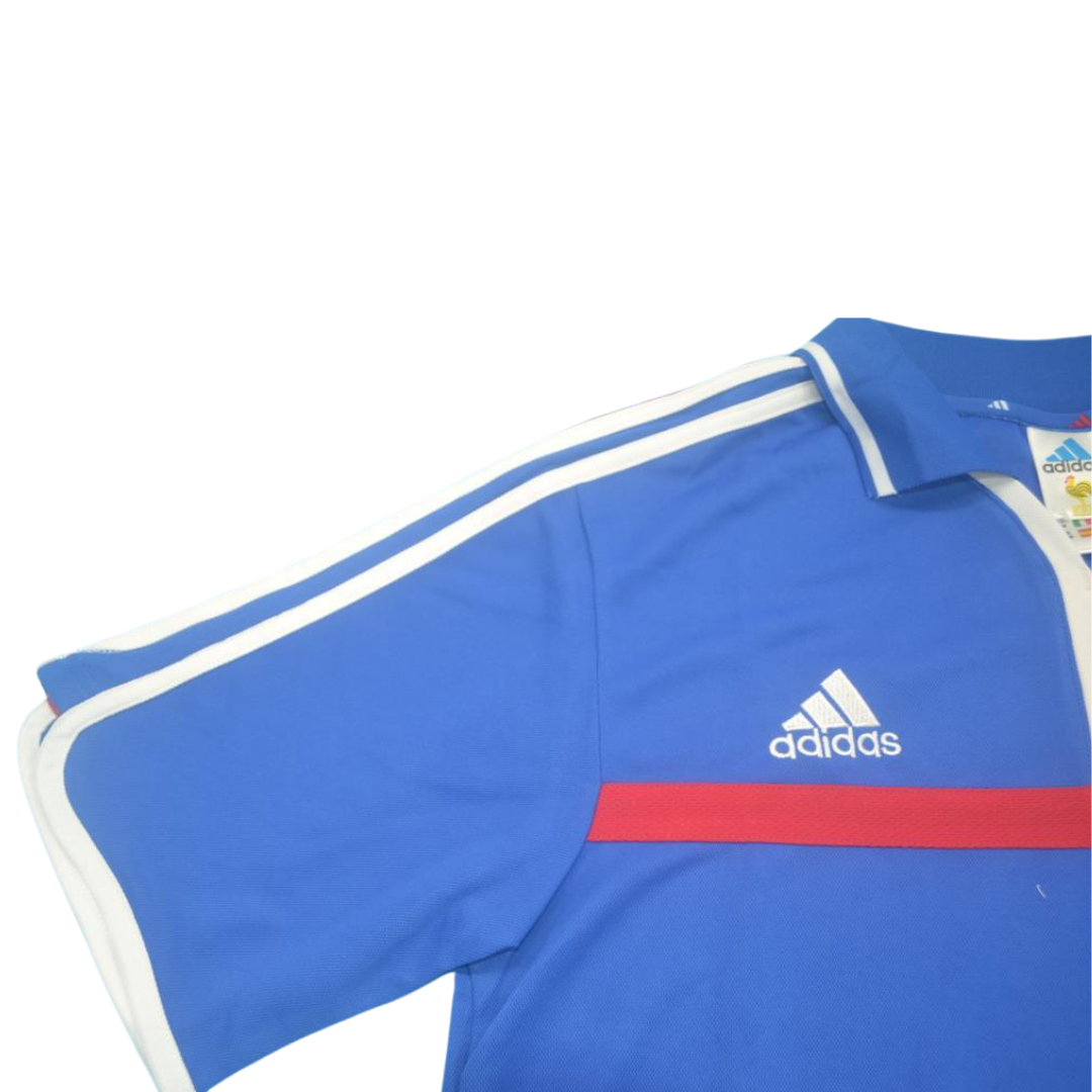 Camisa Retrô França Home Final Versão UEFA Europameisterschaft 2000