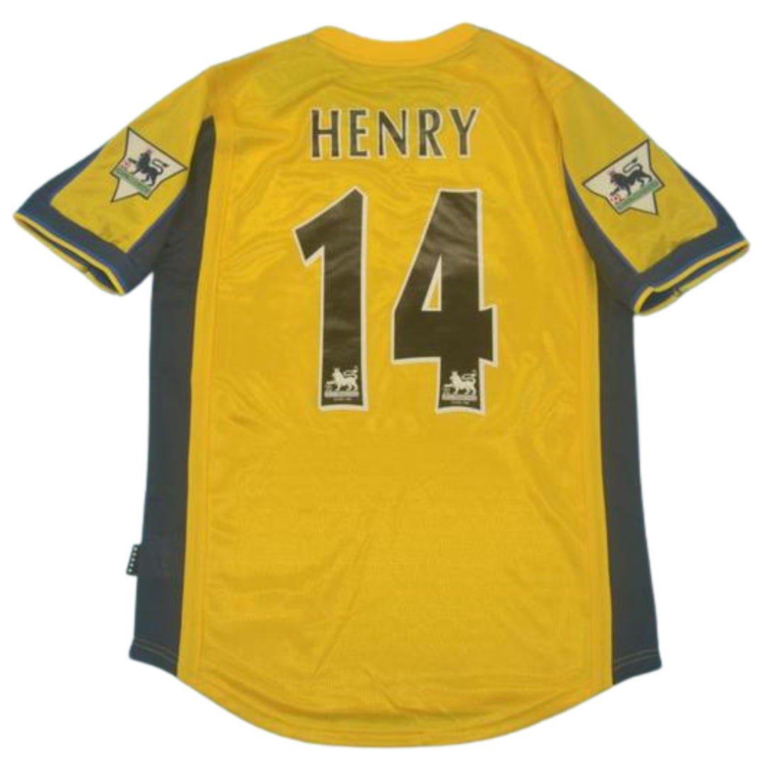 Camisa Retrô Arsenal Away  00/01 "HeN°y" Nº 14