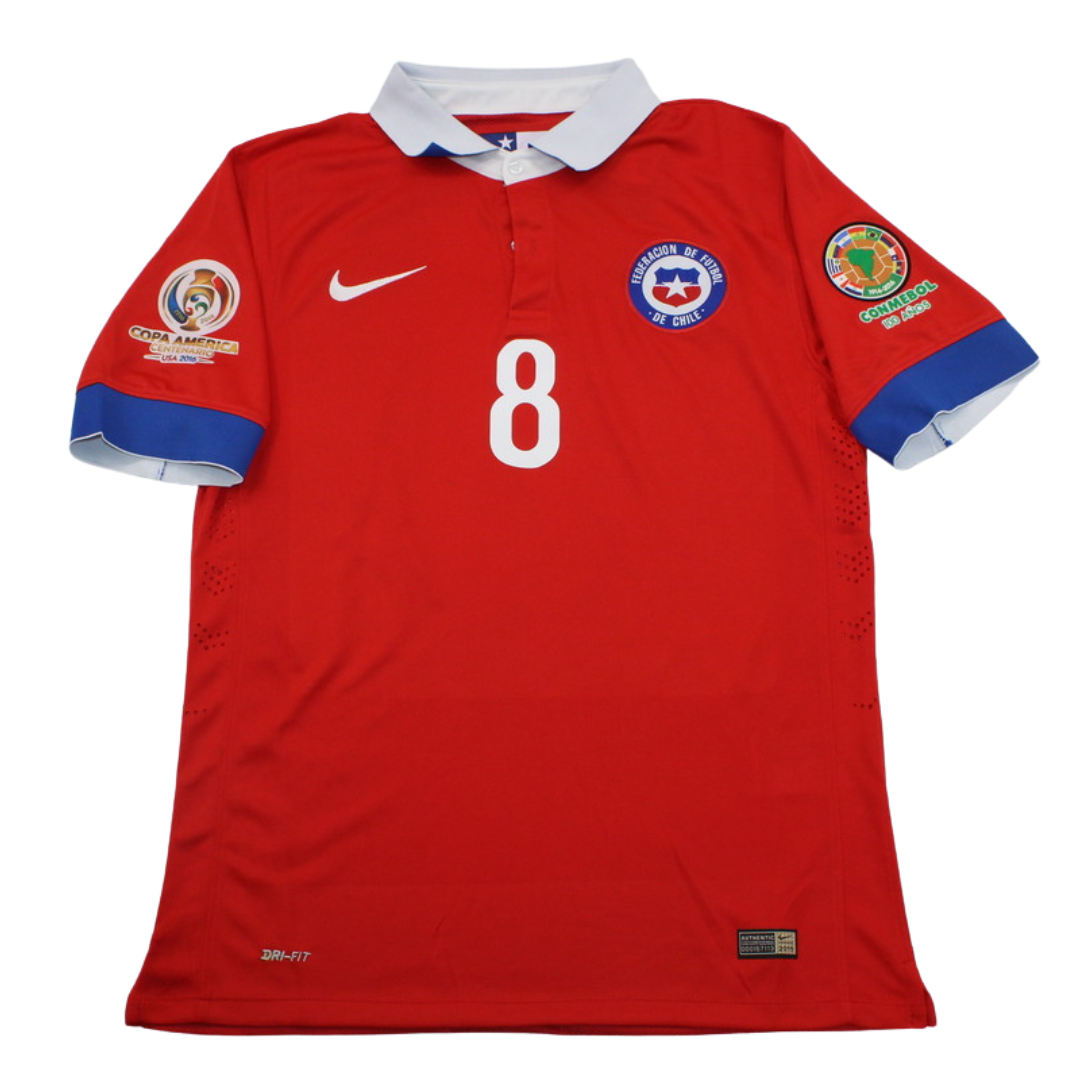 Camisa Retrô União Chile Home Copa Camisa Retrô America Versão 15/16 "Vidal" N°8