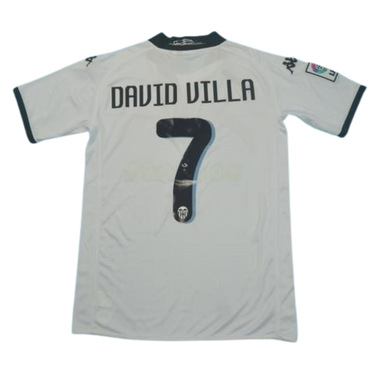 Camisa Retrô Valencia Home  2009 "David Villa" Nº 7