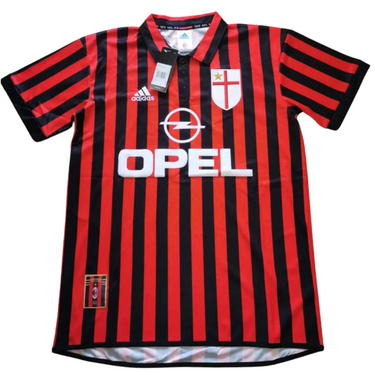 Camisa Retrô Milan Home centenário 99/00