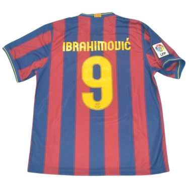 Camisa Retrô Barcelona Home 09/10 "Ibrahimovic" Nº 9
