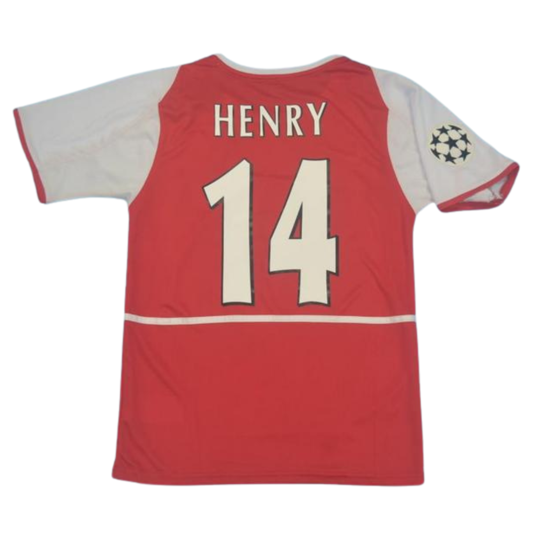 Camisa Retrô Arsenal Home 02/04 "HeN°y" Nº 14