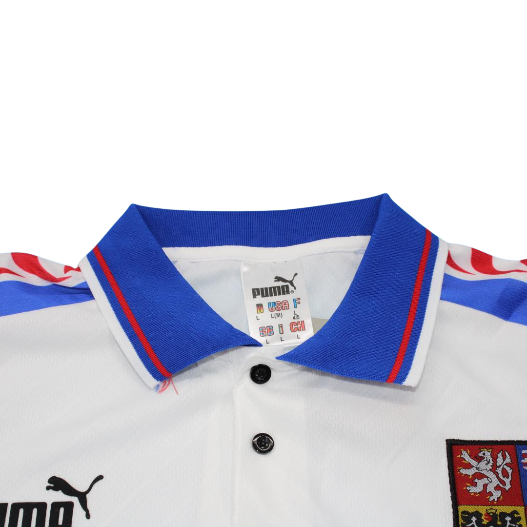 Camisa Retrô Rep Tcheca Away 1996 "Nedved" N°4